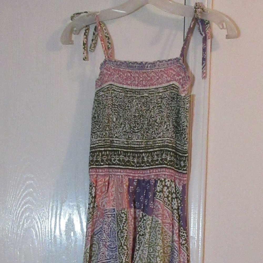 Cotton Sleeveless Maxi Dress